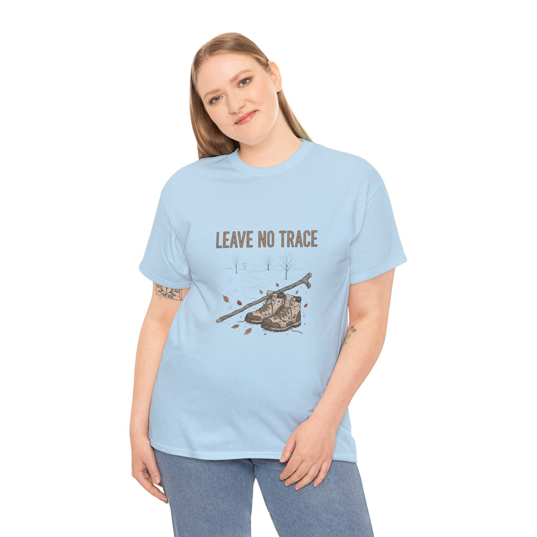 Leave No Trace Countryside Tee – a soft, breathable cotton T-shirt promoting respect for nature and responsible outdoor living.