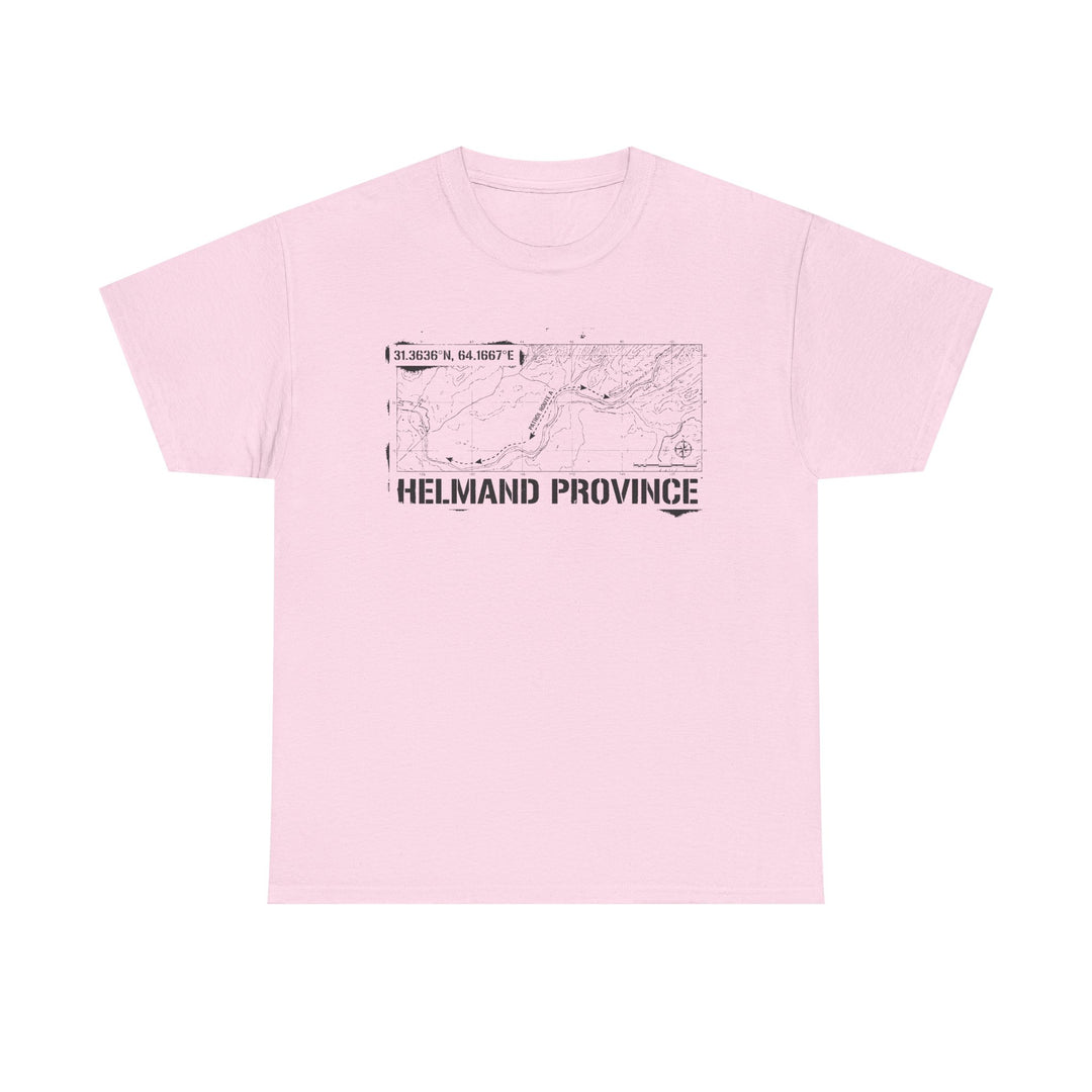 Op Herrick Helmand Province Map T-Shirt - Green Zone Military Graphic Tee