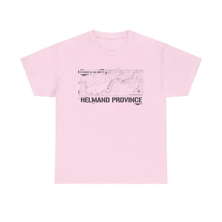 Op Herrick Helmand Province Map T-Shirt - Green Zone Military Graphic Tee