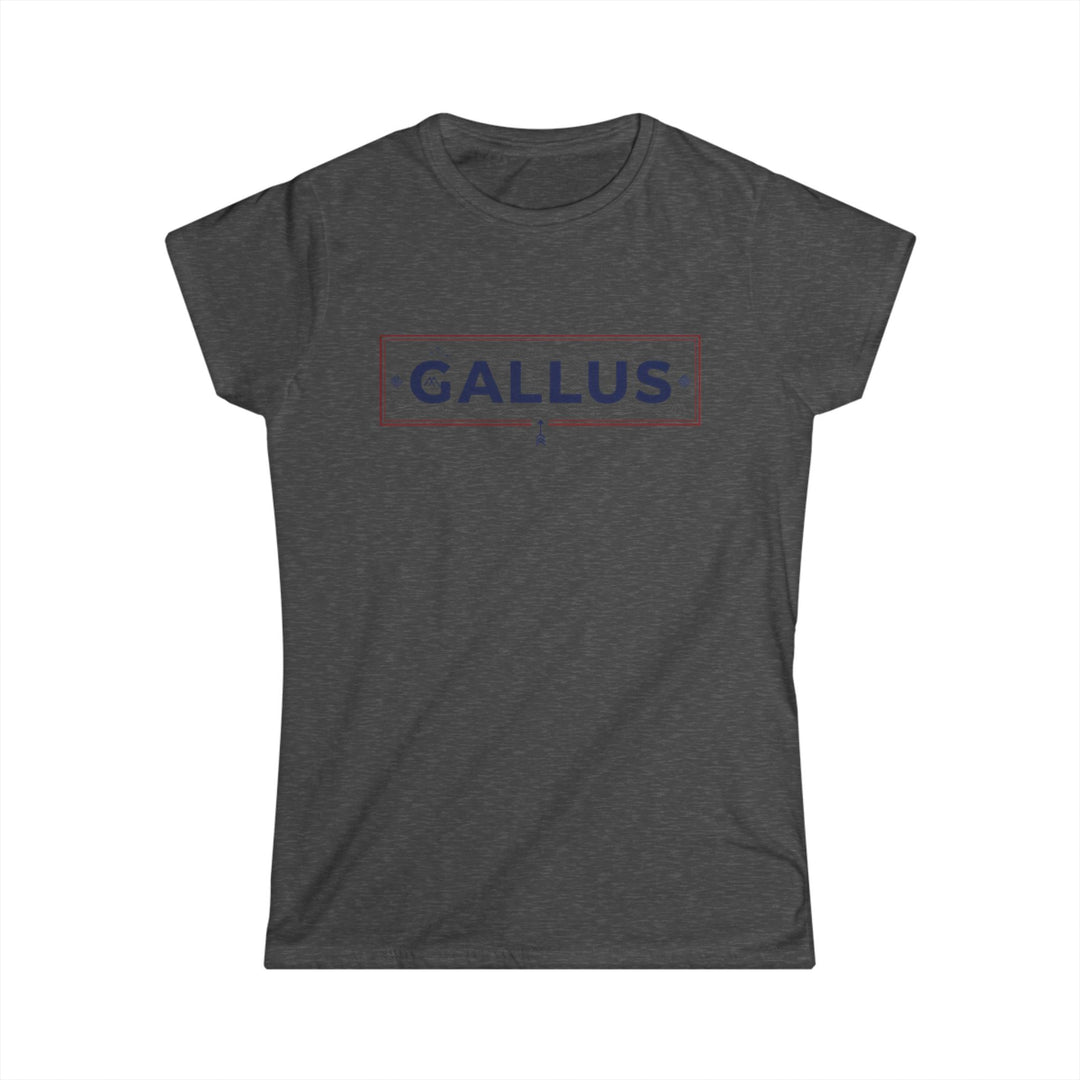 Spain Map Womens Tee — Gallus Logo Travel T‑Shirt