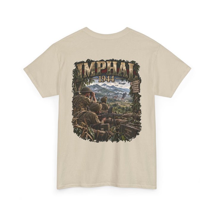 Imphal 1944 Battle Scene T‑Shirt — WWII Historical Combat Tee