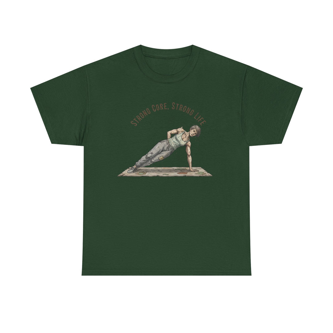 Pilates Fitness Plank Tee – soft, breathable cotton designed for Pilates and core workouts. Comfortable, flexible, and perfect for studio or home sessions.