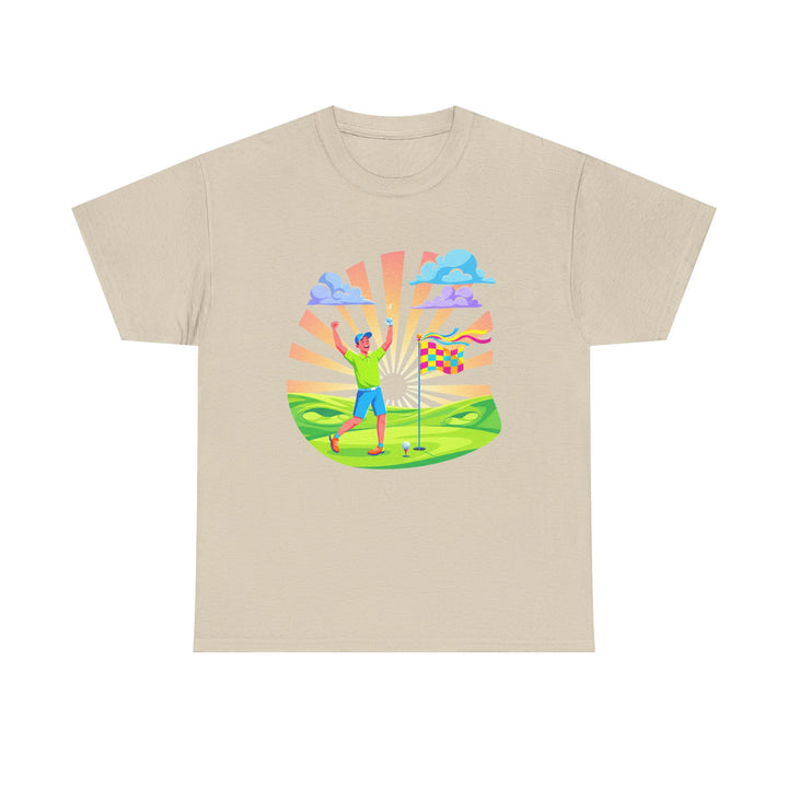 Golf Swing Silhouette Graphic Tee