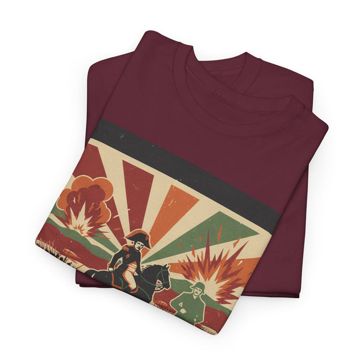 Waterloo 1815 Vintage Battle T-Shirt — Napoleonic War Commemorative Tee