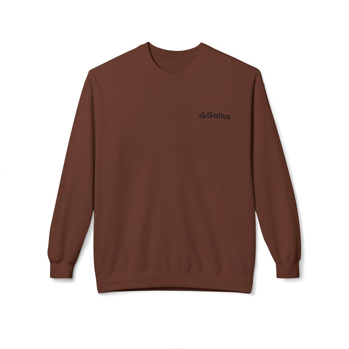 Spain Map Crewneck Sweatshirt — Military Green Grid Spain Graphic