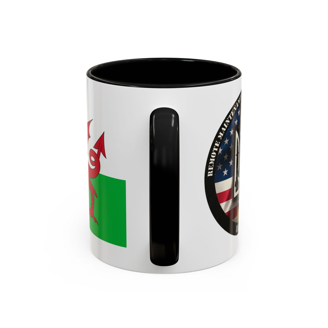 Wales Flag Accent Coffee Mug (11/15oz) – Red Welsh Dragon Tea &amp; Coffee Cup