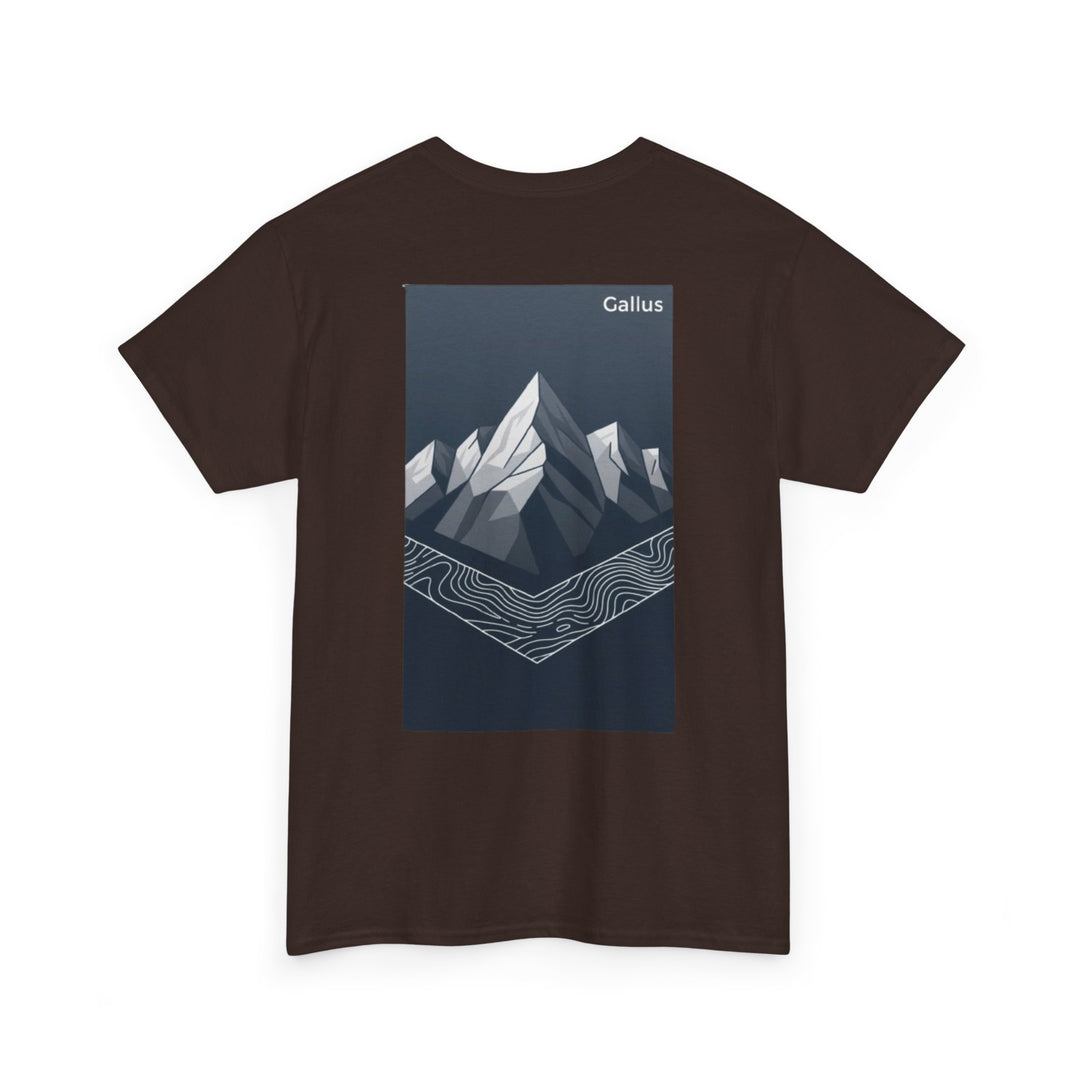 Mountain Graphic Tee — Gallus Logo Adventure T‑Shirt