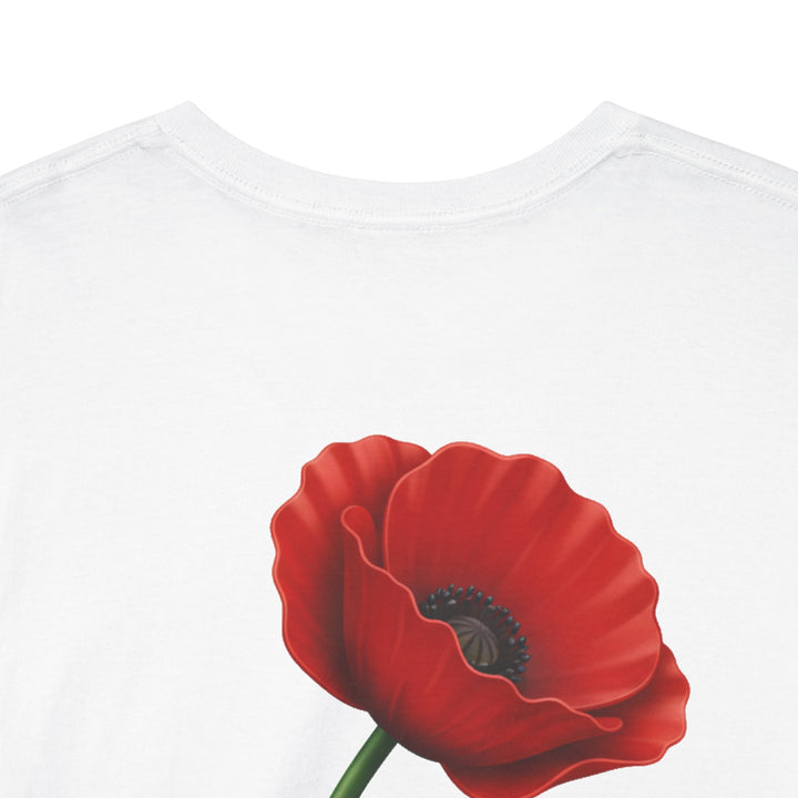 Poppy Single Bloom T-Shirt — Remembrance — alternate product image 10