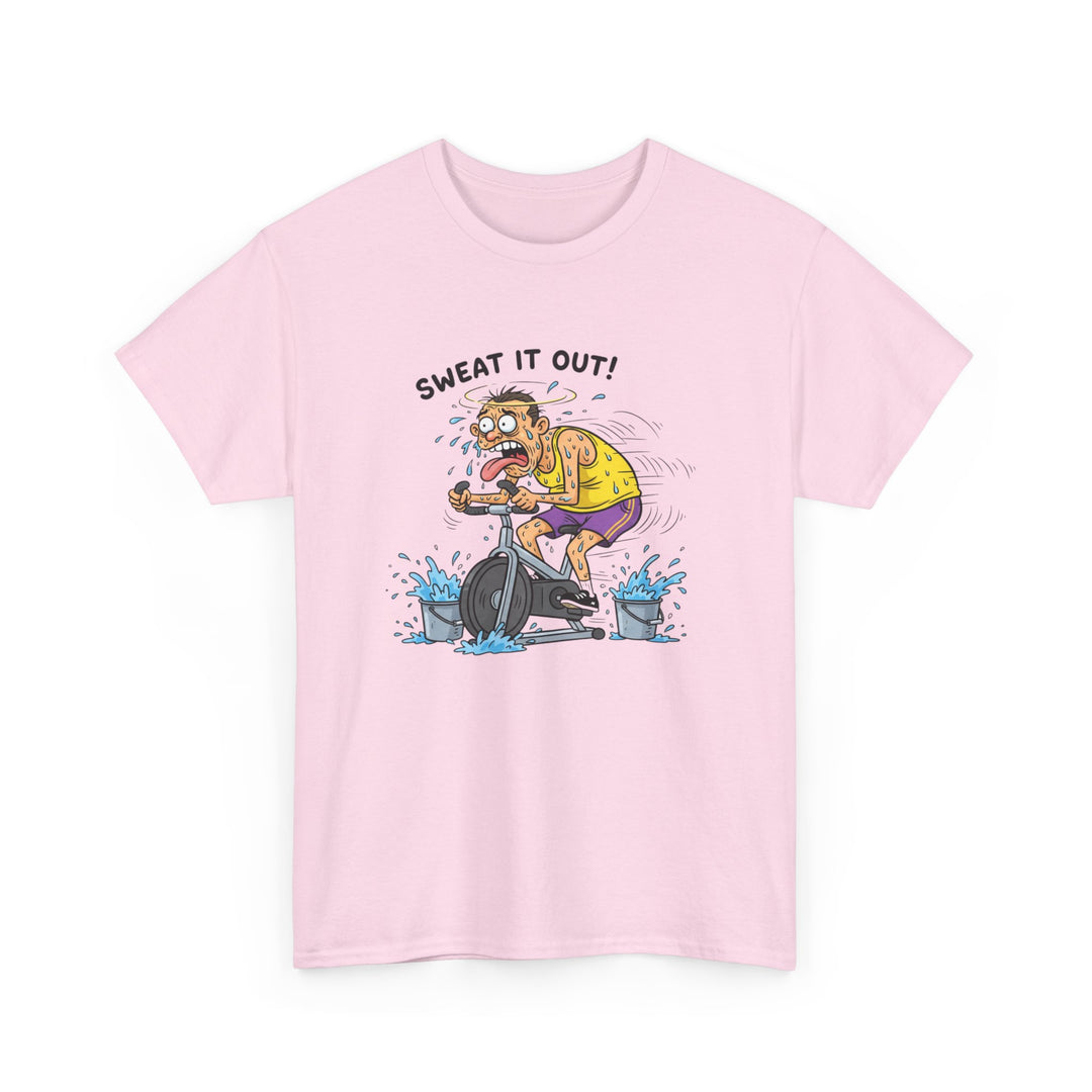 Stay laughing while cycling with the Funny Spin Bike T-Shirt. Comfortable cotton with a witty design, ideal for spin sessions and gym workouts.