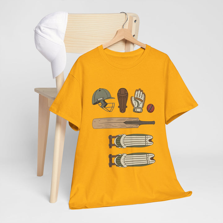 Cricket Gear Tee | Cricket Graphic T-Shirt