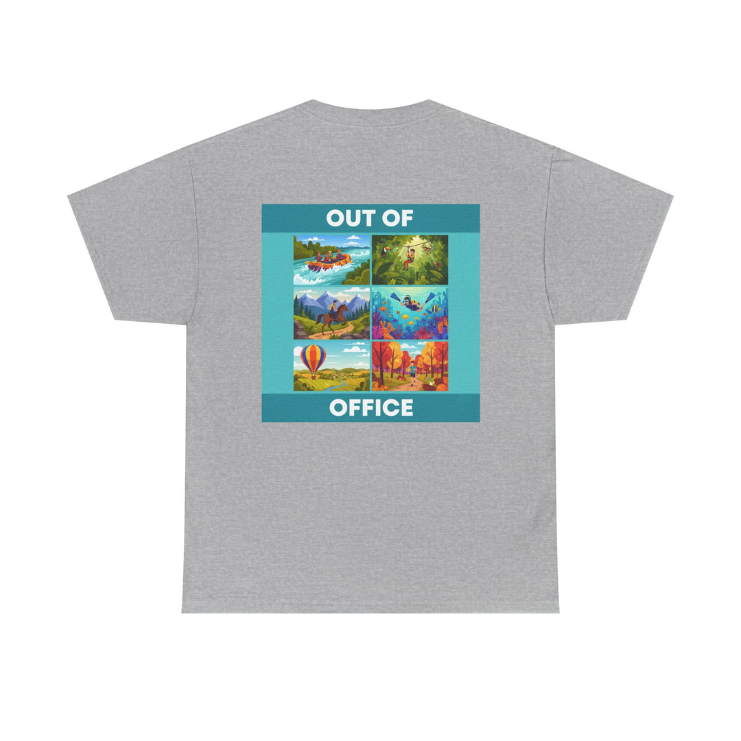 Out of Office Tee — Travel Scenes Graphic T-Shirt