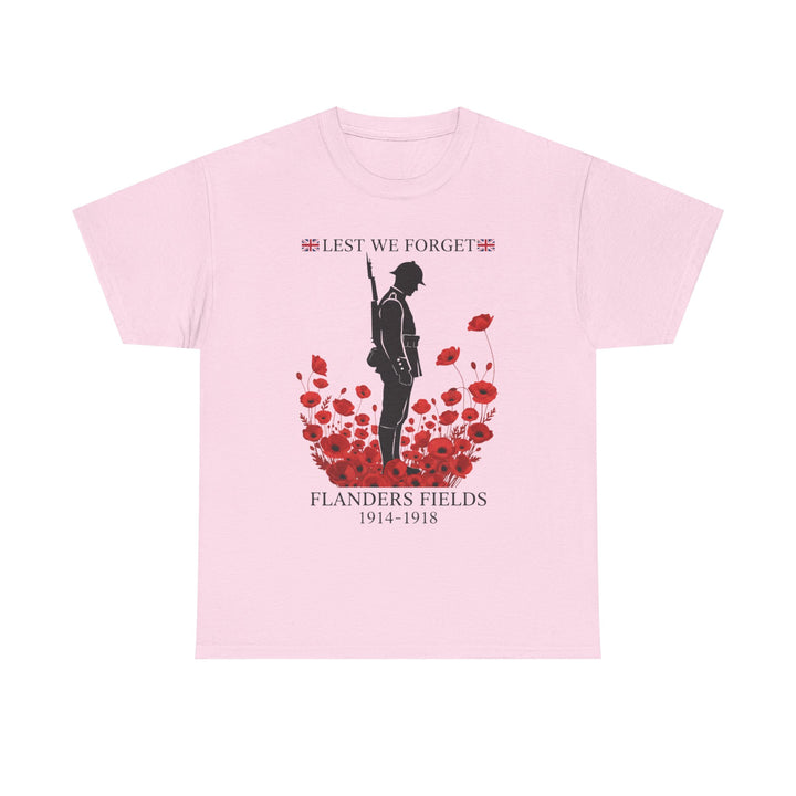 Flanders 1914–1918 T-Shirt — Great War Heritage Graphic
