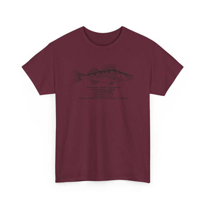 Walleye Fish (Zander) Illustration Tee | Fishing T-Shirt