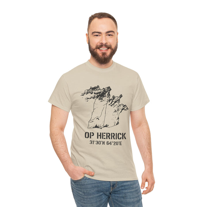 Op Herrick Lashkar Gah Coordinates T-Shirt - Helmand Province Military Graphic Tee