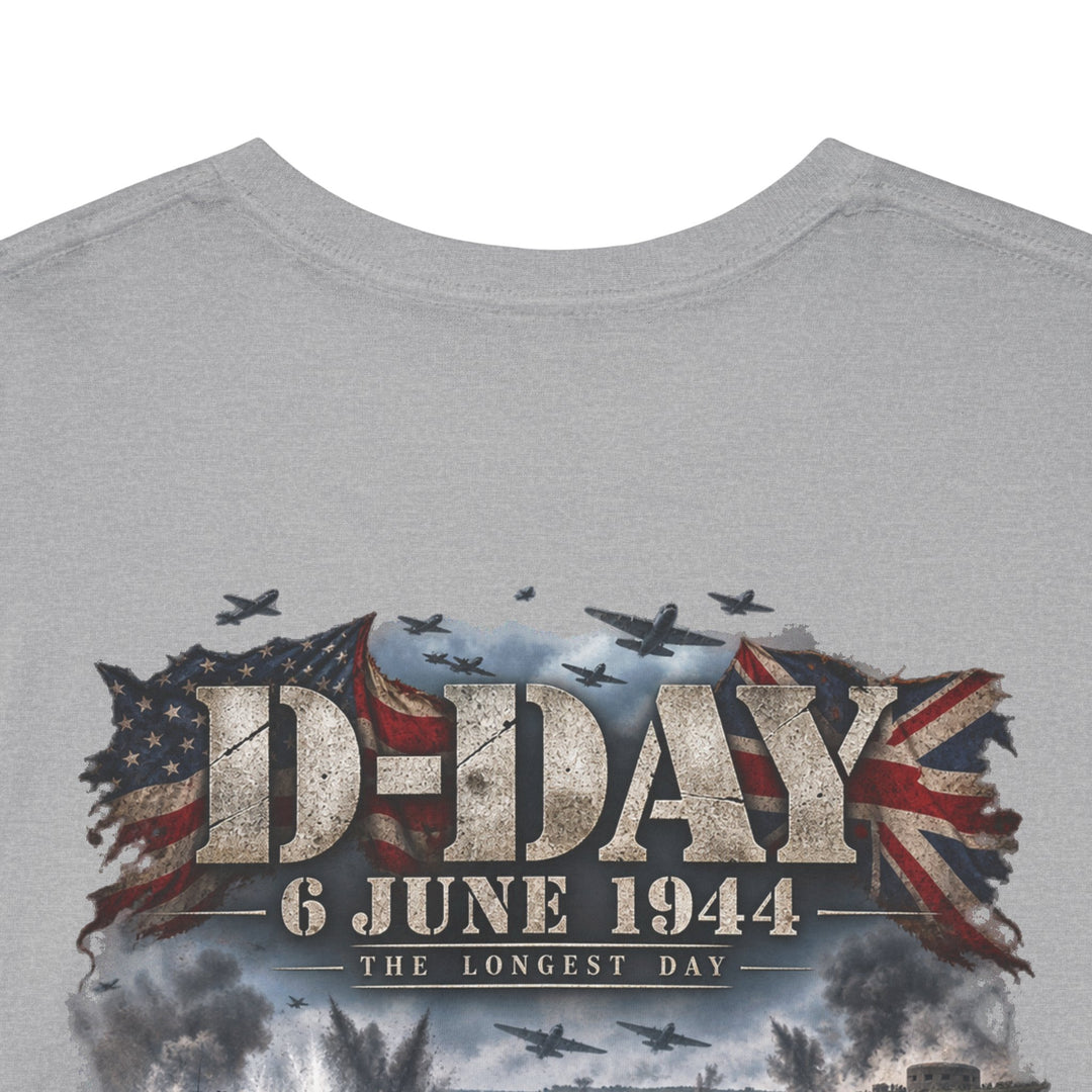 D-Day 6 June 1944 Commemorative T-Shirt — WWII Normandy Veteran Tribute Tee