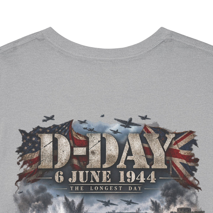 D-Day 6 June 1944 Commemorative T-Shirt — WWII Normandy Veteran Tribute Tee