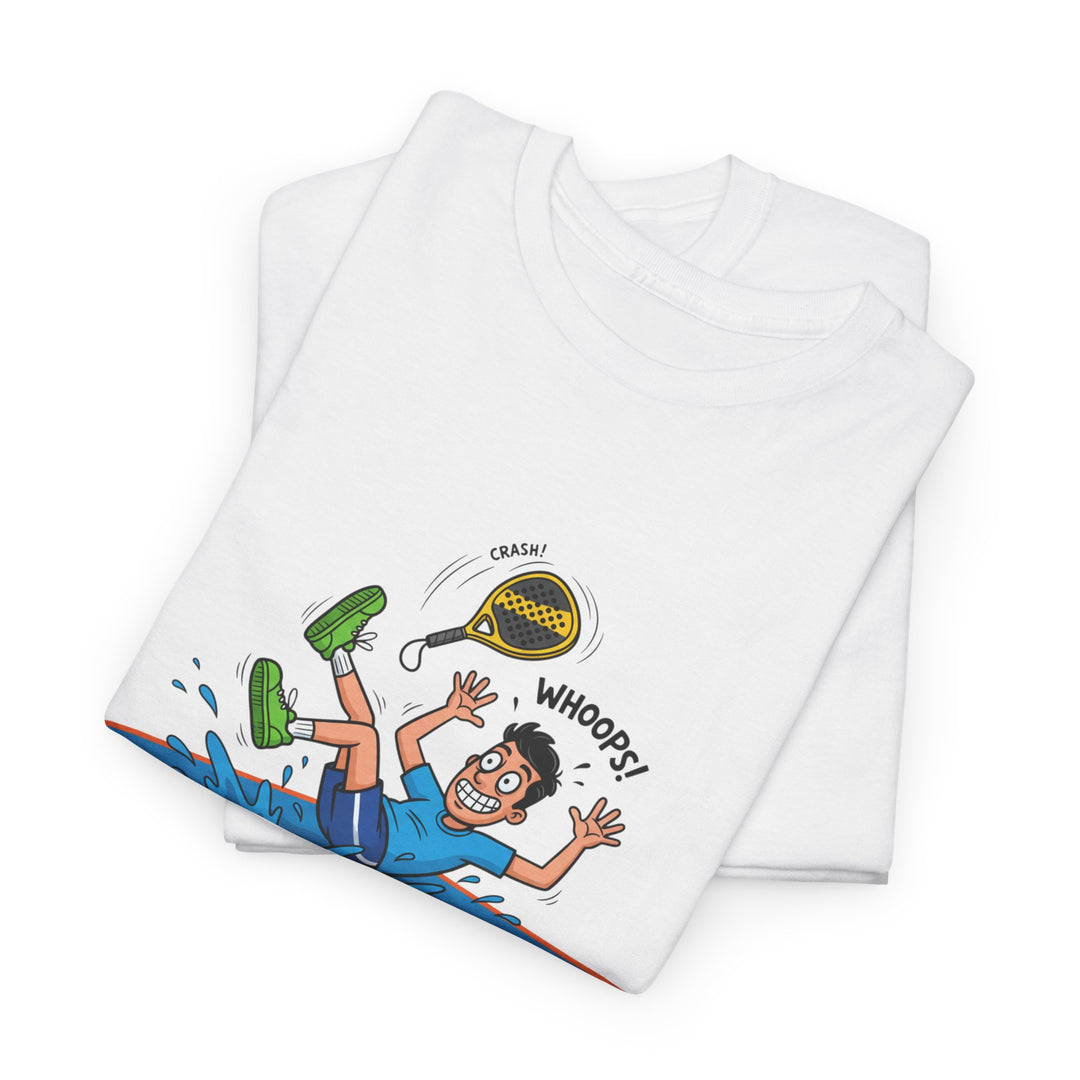 Funny Padel Tennis Graphic T-Shirt — Retro Padel Player Adventure Tee