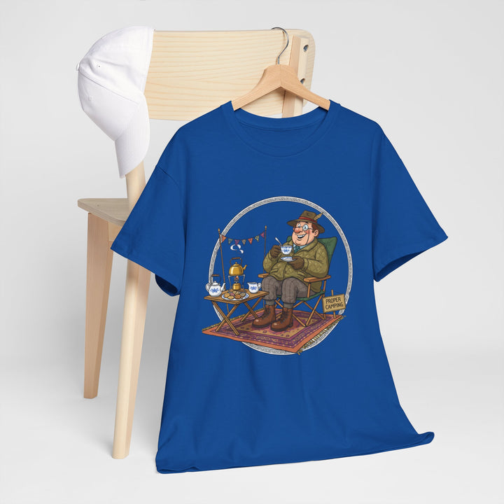 Retro Camping Grandpa Gift T-Shirt — Vintage Mountain Adventure Tee