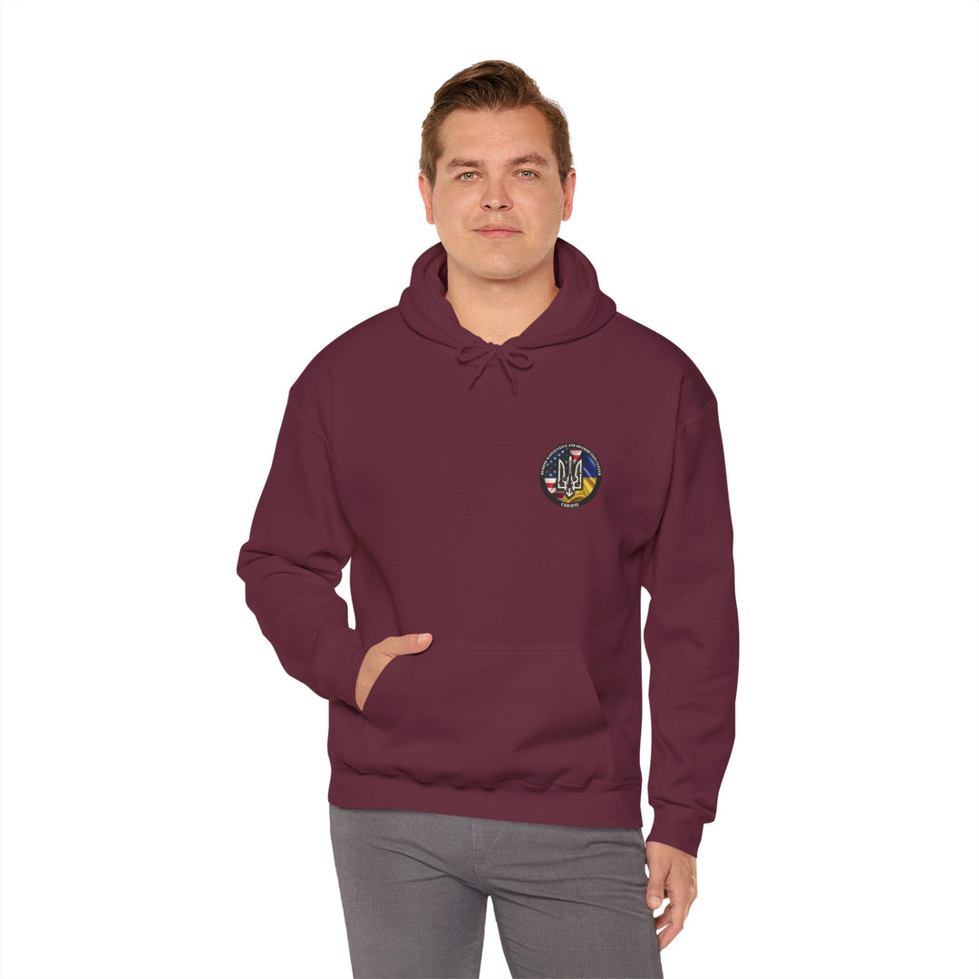 Ukraine Support Hoodie — RDCU US/UKRAINE Design