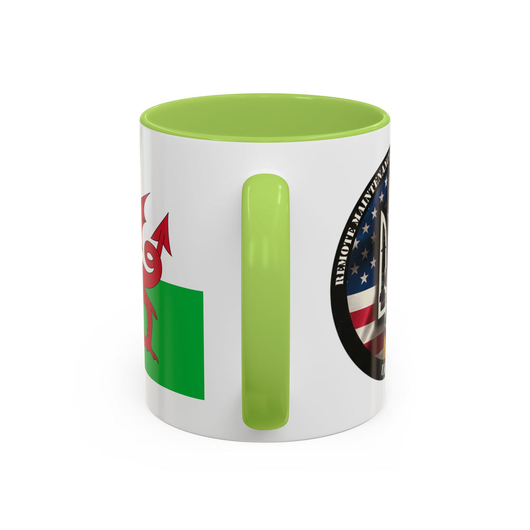 Wales Flag Accent Coffee Mug (11/15oz) – Red Welsh Dragon Tea &amp; Coffee Cup