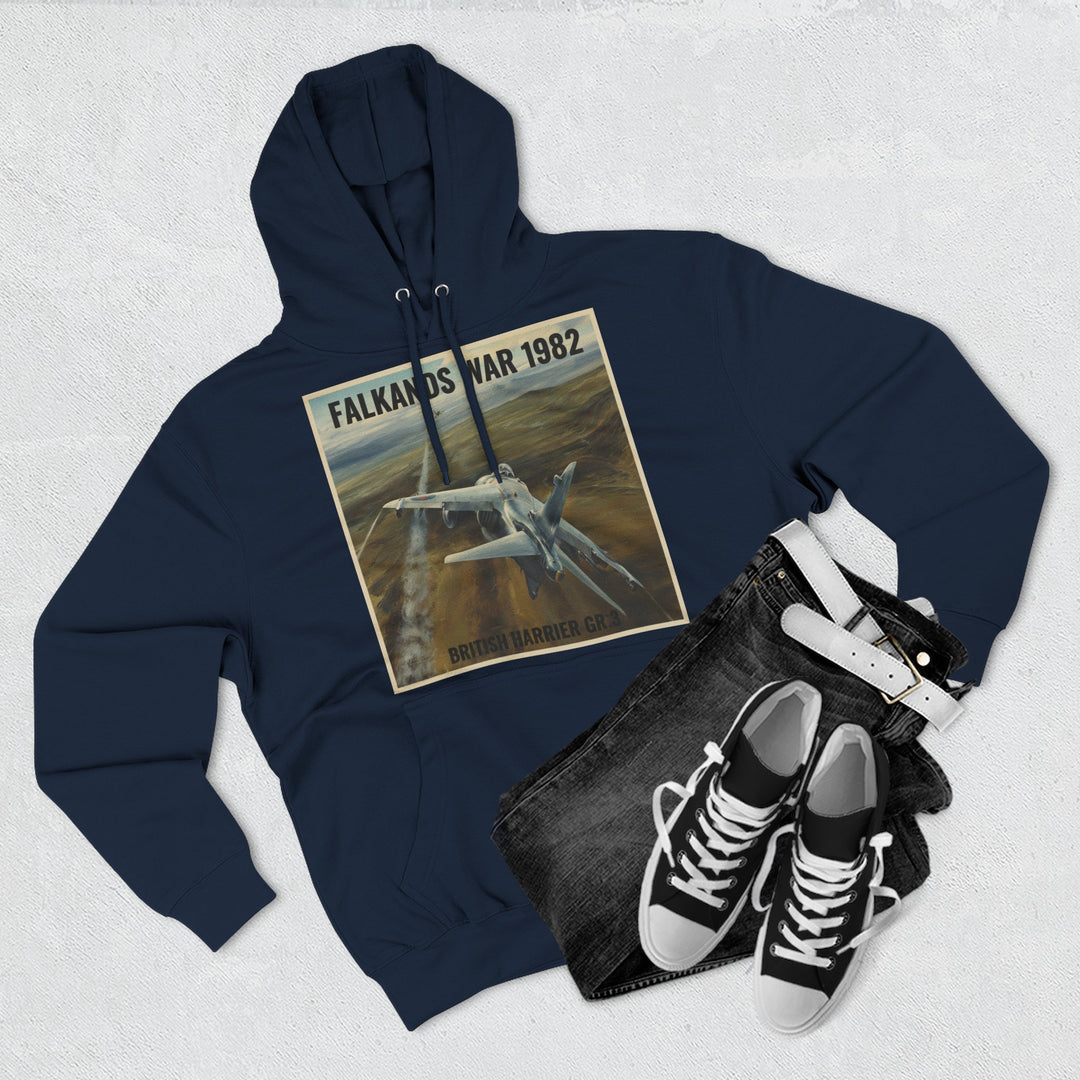 Sea Harrier 1982 Hoodie — Falklands War Naval Aviation Heritage