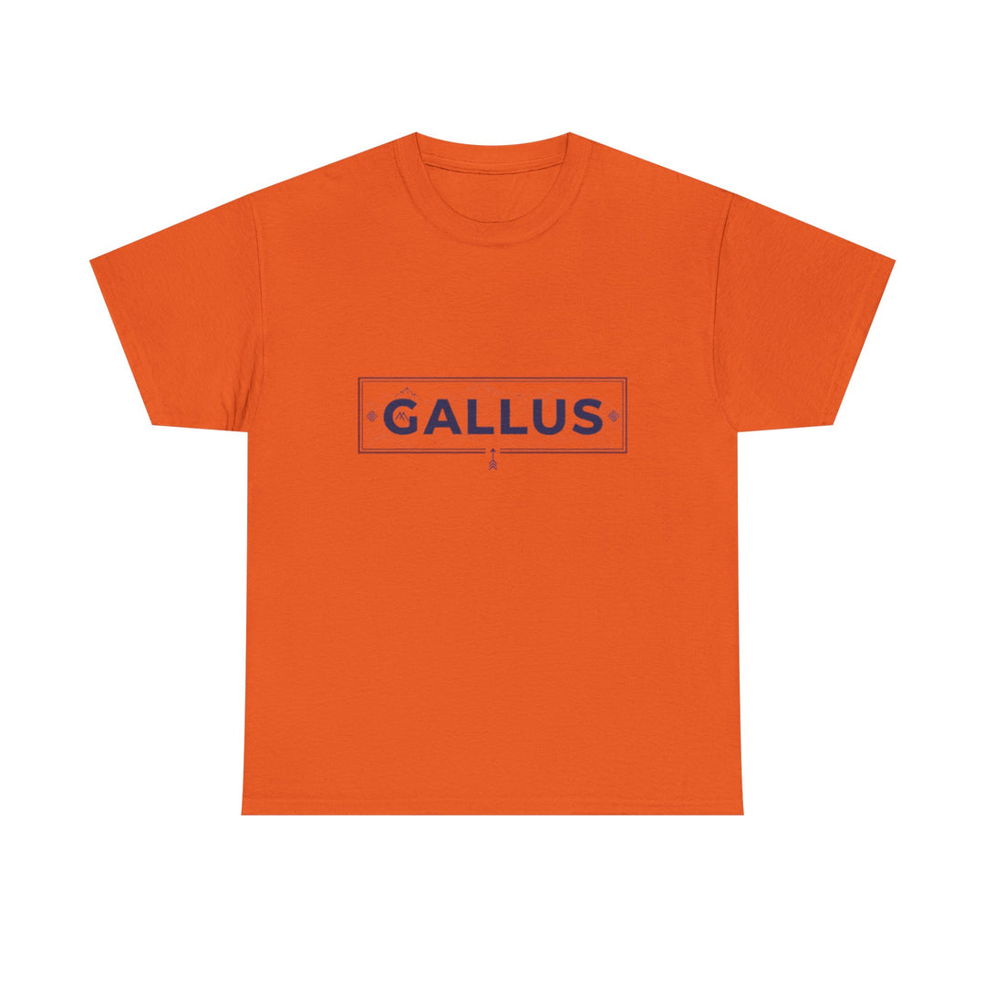 Italy Map Tee — GALLUS Logo Casual Cotton T-Shirt