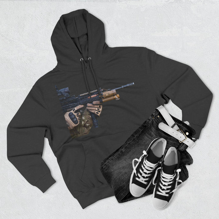 SA80 British Military Rifle Hoodie - Op Herrick Heritage Graphic