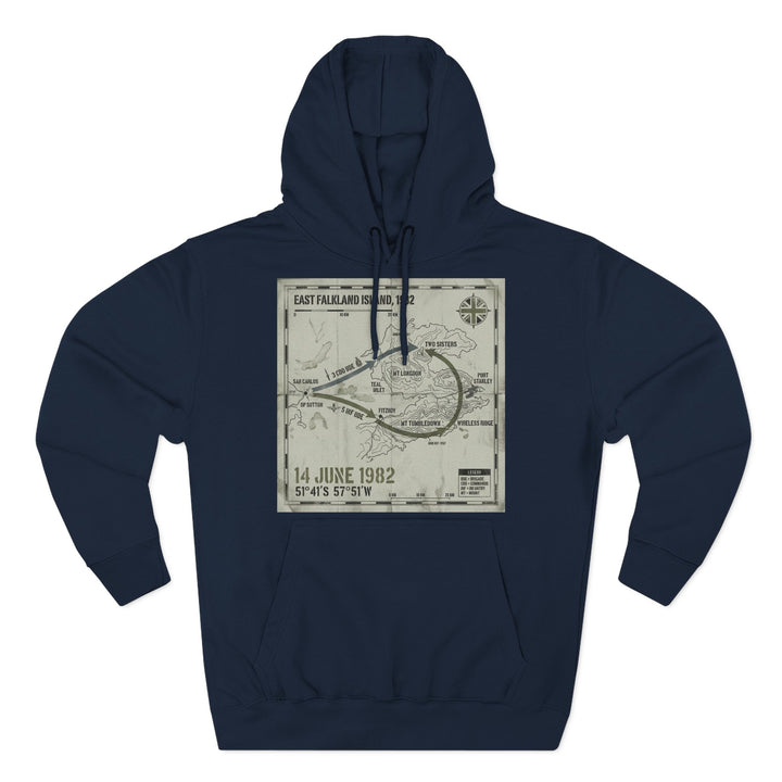 Port Stanley 1982 Assault Hoodie — Falklands Victory Heritage Graphic