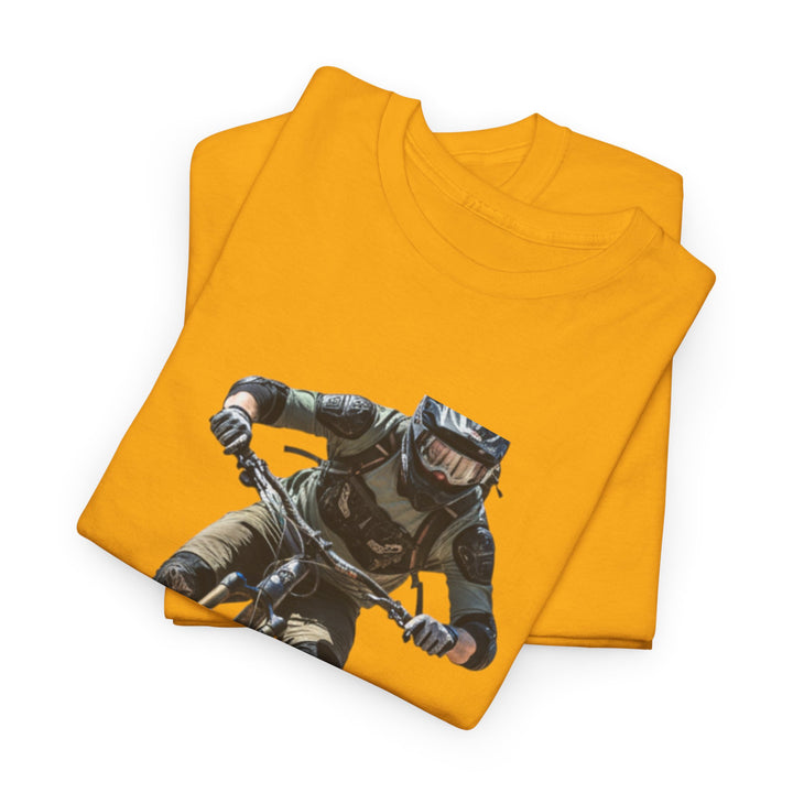 Downhill MTB Rider Graphic Tee