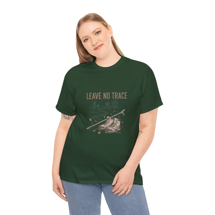 Leave No Trace Countryside Tee – a soft, breathable cotton T-shirt promoting respect for nature and responsible outdoor living.