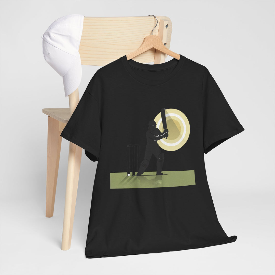 Cricket Player Silhouette T-Shirt