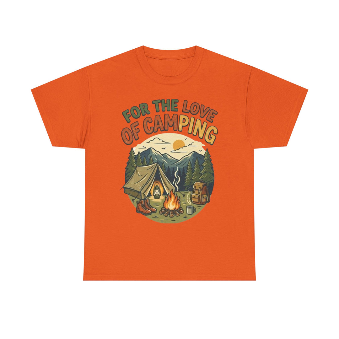 Retro Campfire Graphic T-Shirt - Vintage Style Camping Tee
