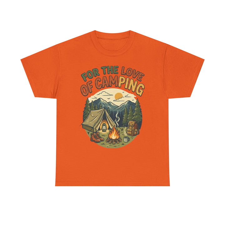 Retro Campfire Graphic T-Shirt - Vintage Style Camping Tee