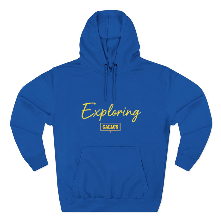 Exploring Adventure Hoodie — Hike • Climb • Abseil • Explore Graphic Pullover