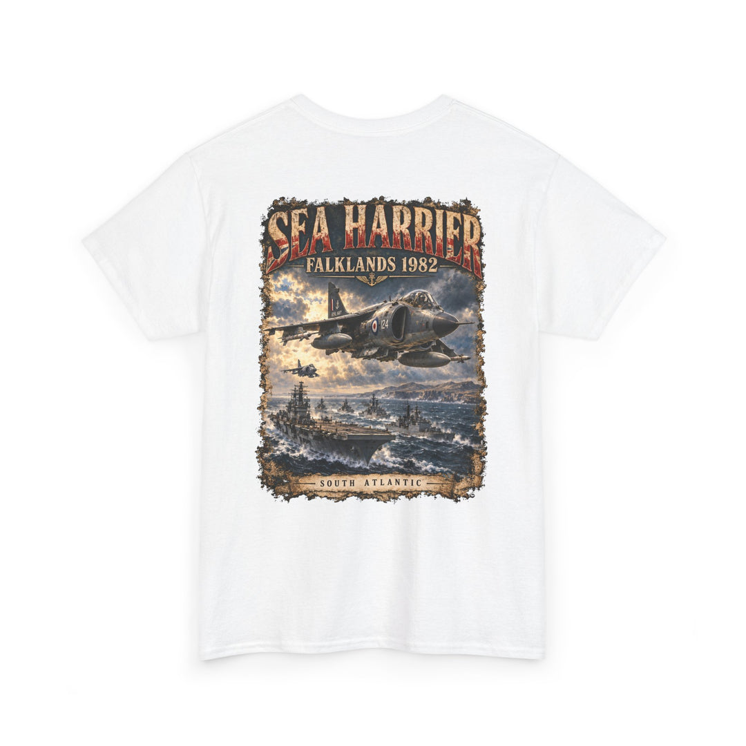 Sea Harrier Falklands 1982 Tee — Military Aviation Tribute T-Shirt