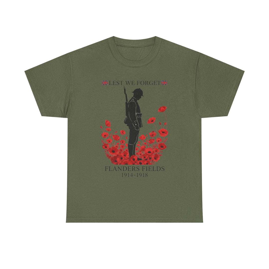 Flanders 1914–1918 T-Shirt — Great War Heritage Graphic