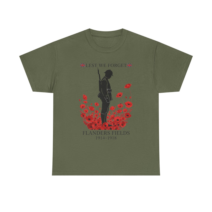 Flanders 1914–1918 T-Shirt — Great War Heritage Graphic