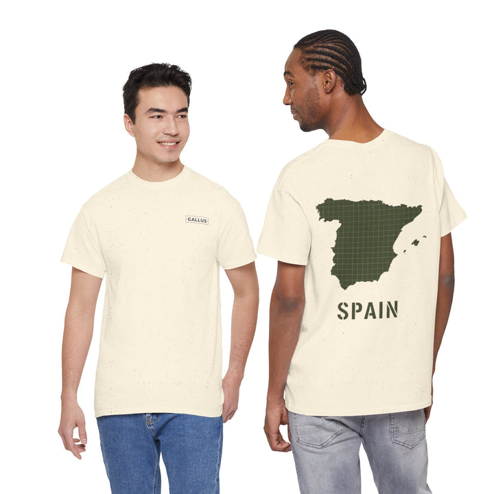 Spain Map Graphic Tee — Minimalist Travel T‑Shirt