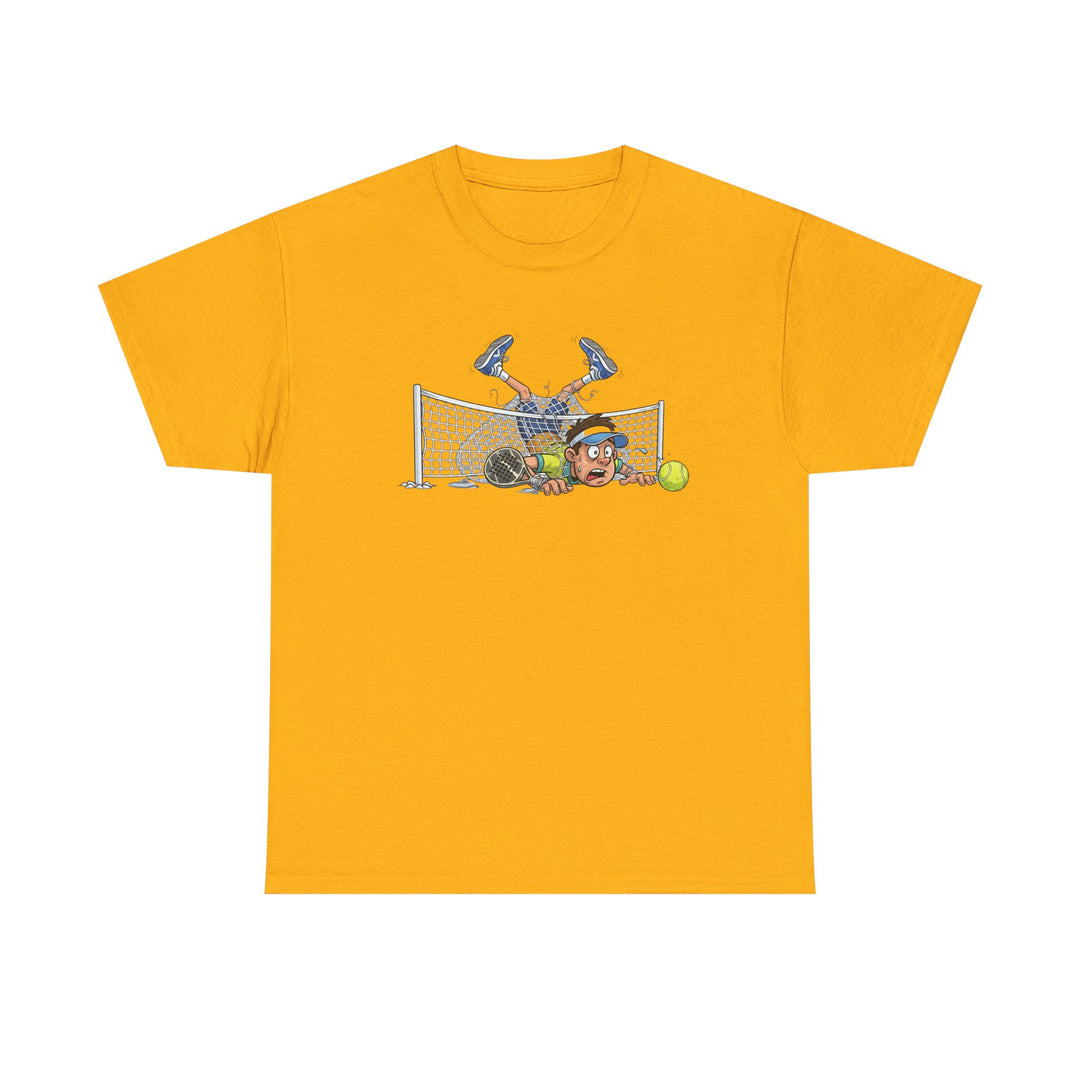 Padel Cartoon Goalie T-Shirt | Fun Padel Tee