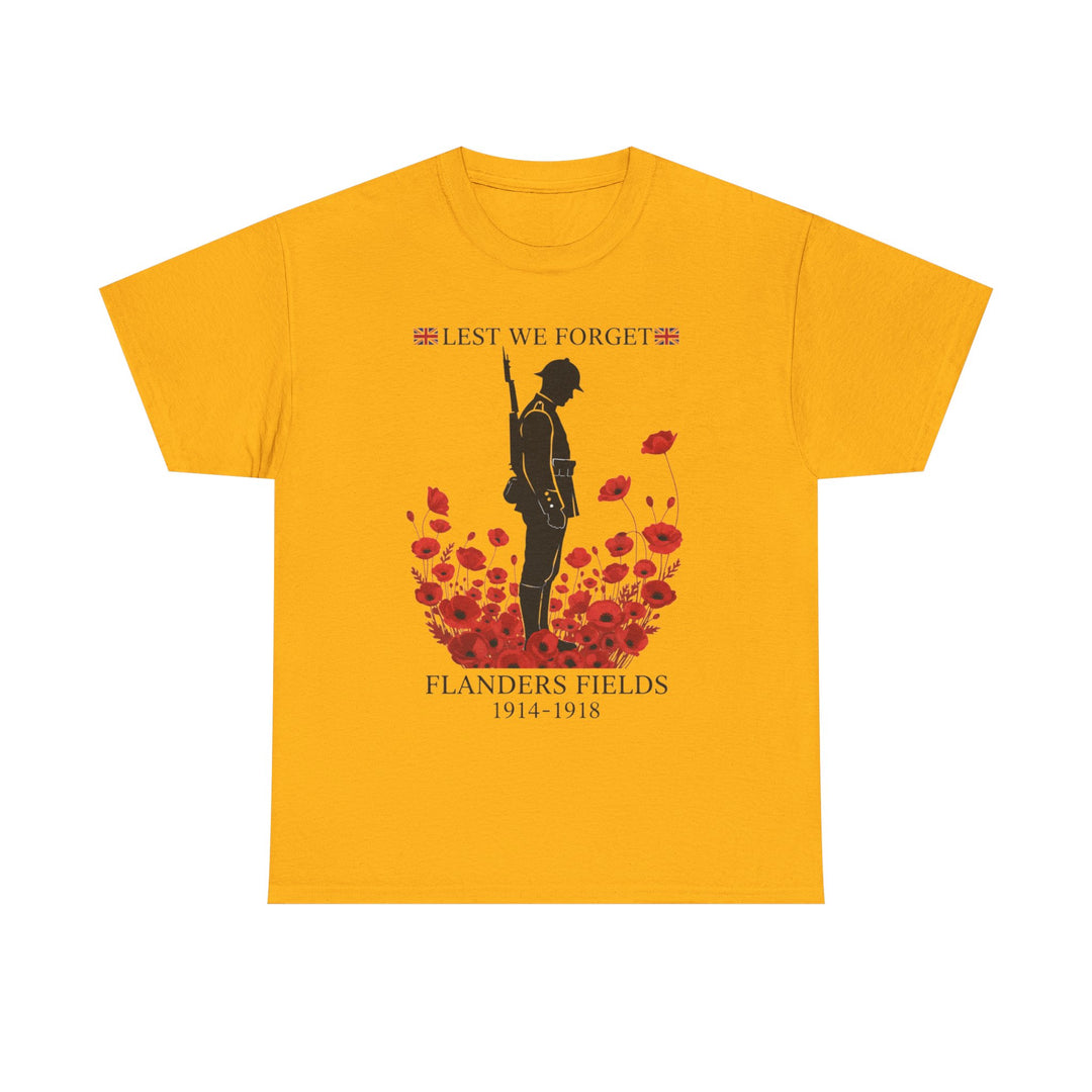 Flanders 1914–1918 T-Shirt — Great War Heritage Graphic