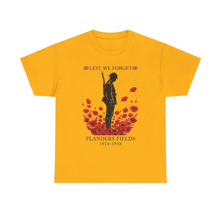 Flanders 1914–1918 T-Shirt — Great War Heritage Graphic