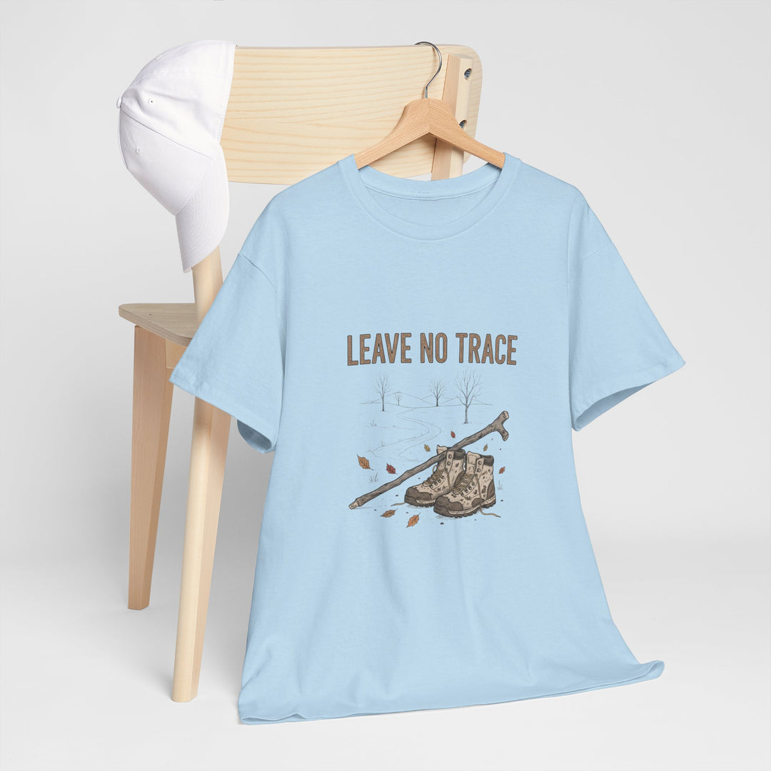 Leave No Trace Countryside Tee – a soft, breathable cotton T-shirt promoting respect for nature and responsible outdoor living.