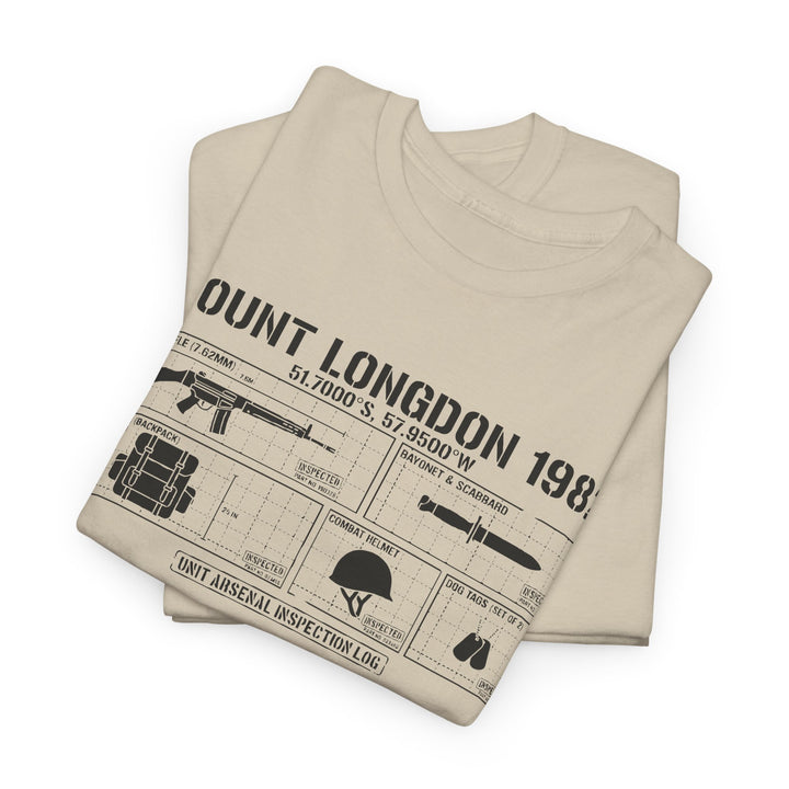 Mount Longdon 1982 T-Shirt — Falklands War Heritage Graphic