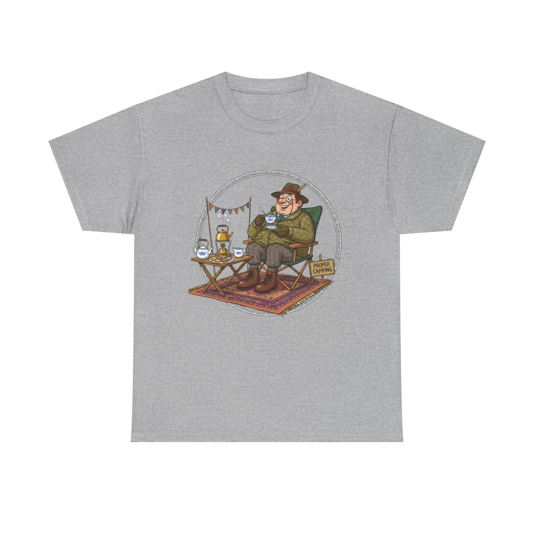 Retro Camping Grandpa Gift T-Shirt — Vintage Mountain Adventure Tee