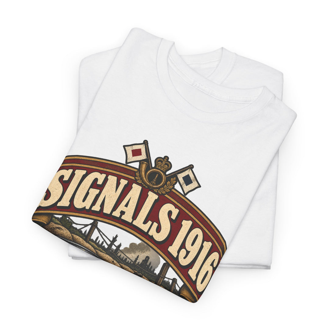 Signals 1916 T-Shirt — WWI Communications Military Humour Tee