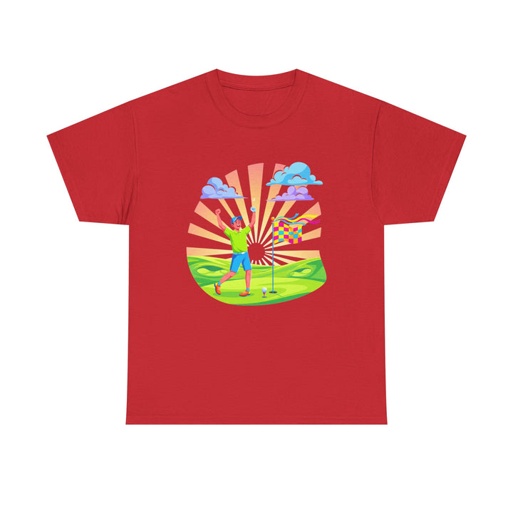 Golf Swing Silhouette Graphic Tee