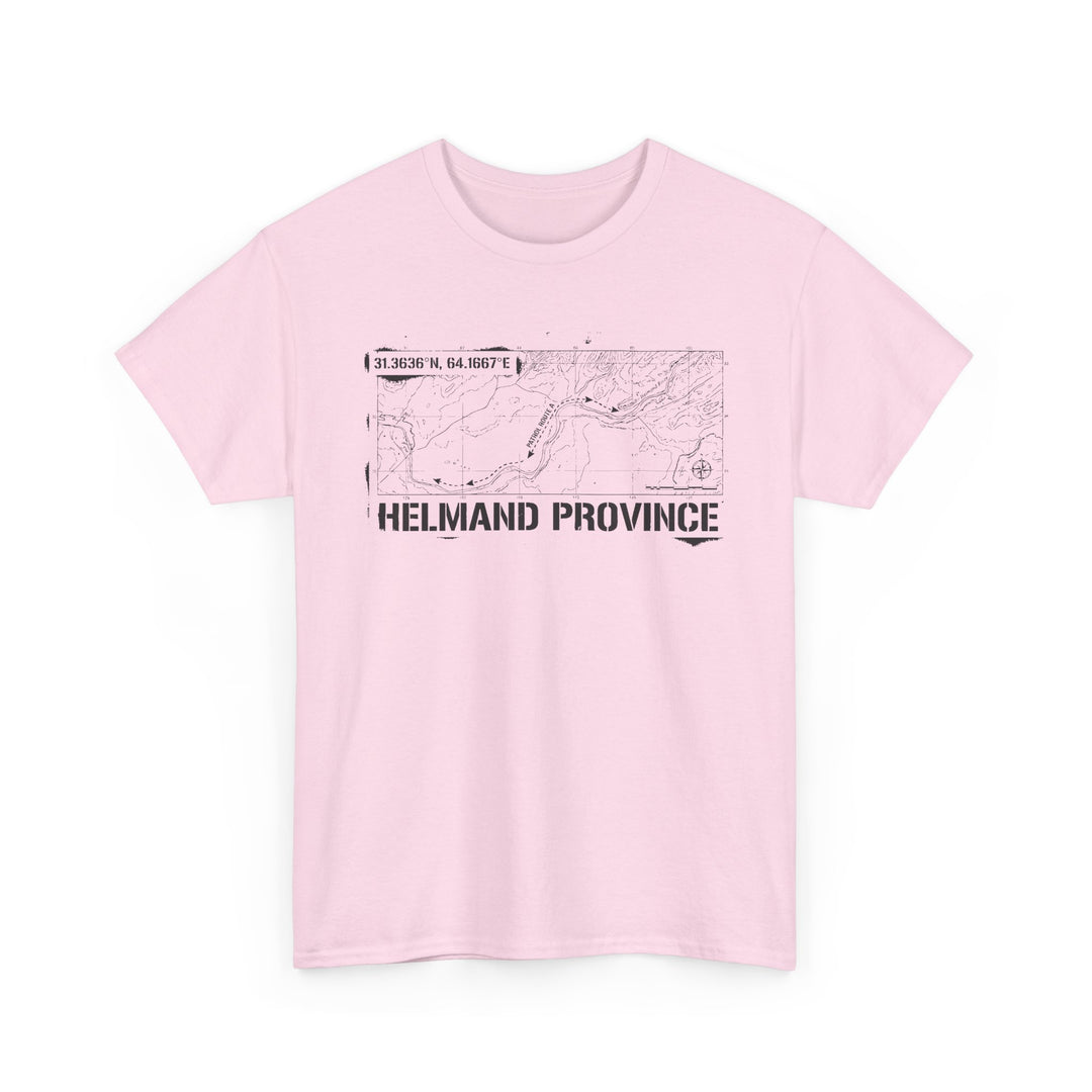 Op Herrick Helmand Province Map T-Shirt - Green Zone Military Graphic Tee