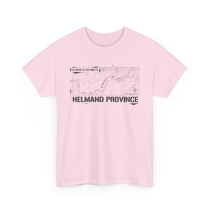 Op Herrick Helmand Province Map T-Shirt - Green Zone Military Graphic Tee