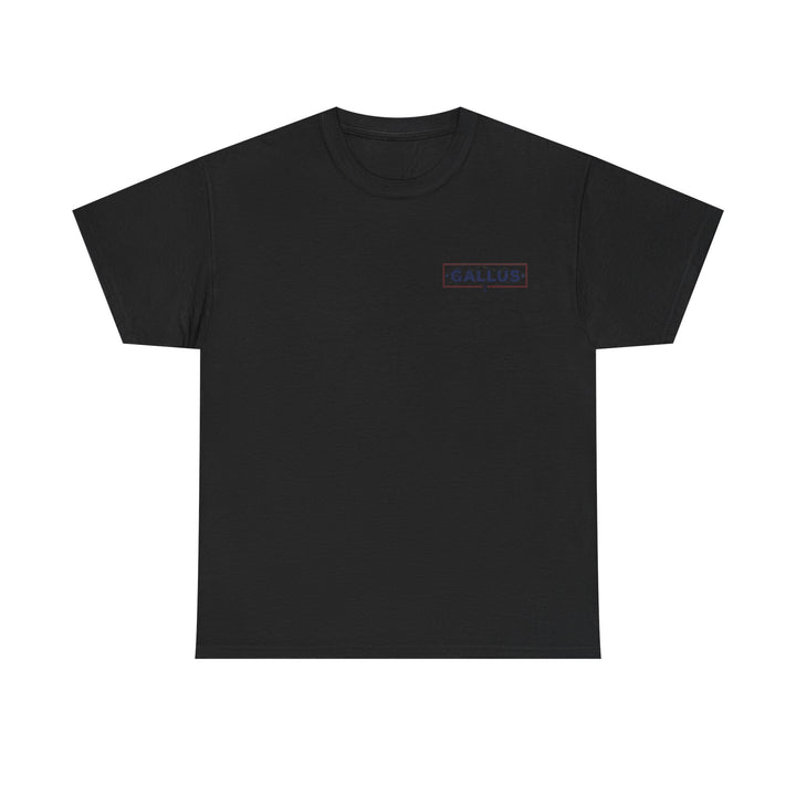 Gallus Logo Tee — Minimal Chest Patch White T-Shirt