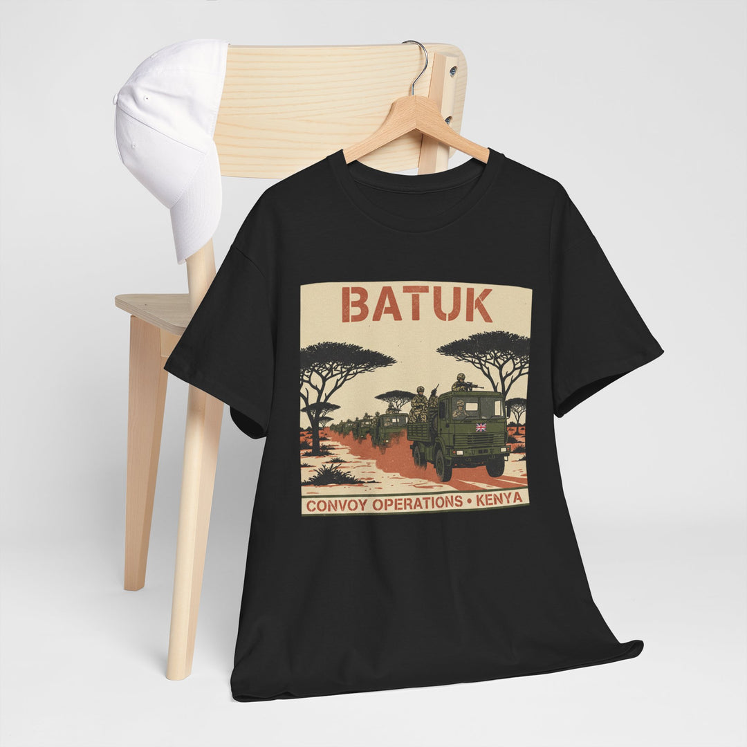 BATUK Convoy Operations Tee — Kenya Vintage Military Travel Graphic T‑Shirt